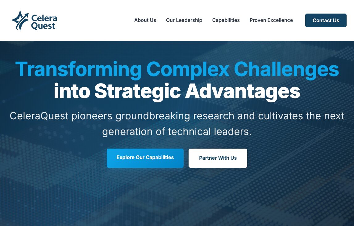 CeleraQuest website